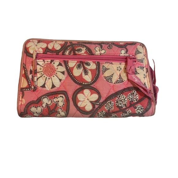 Vera Bradley Turnlock Wallet in Blush Pink - Picture 4 of 11